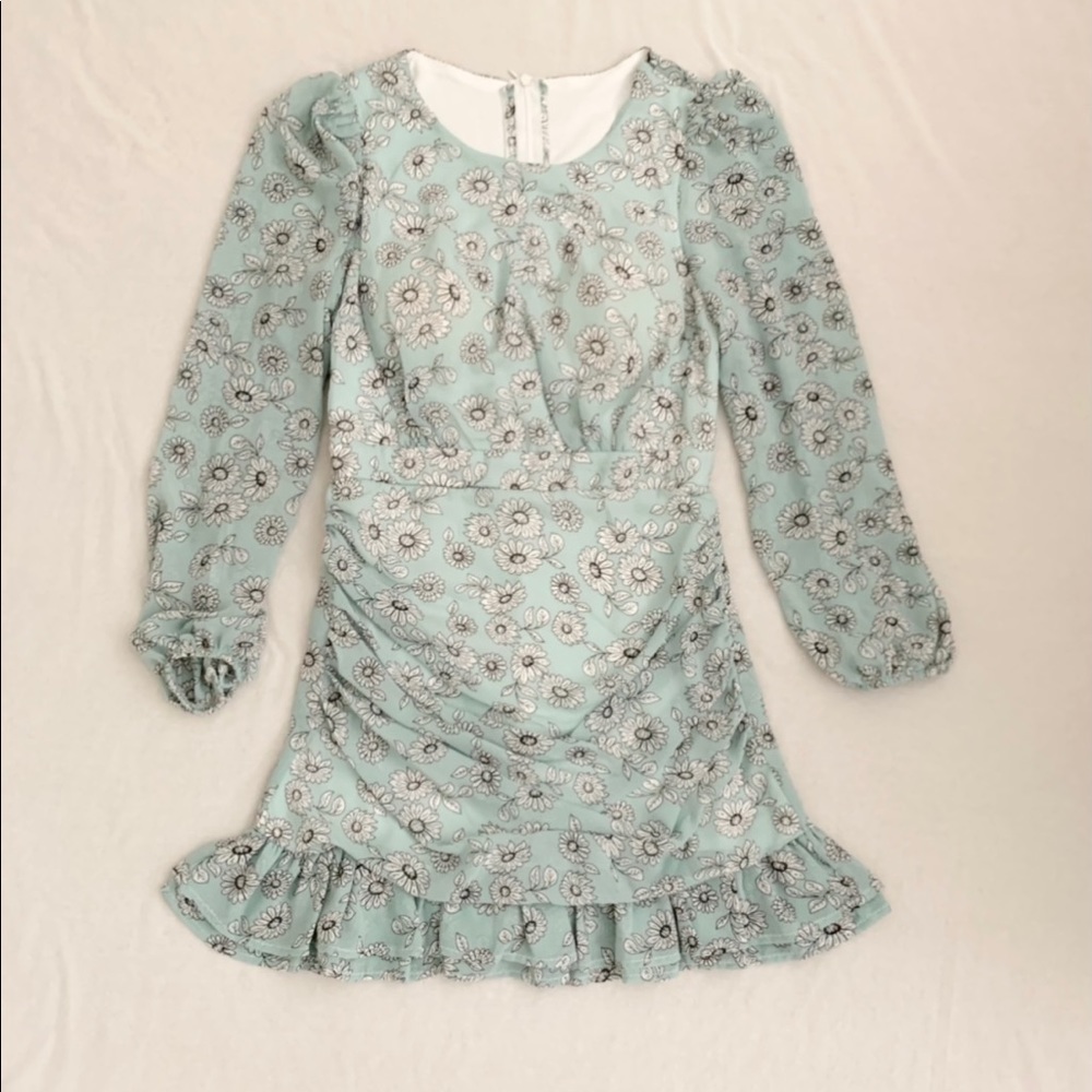 floral mini dress
